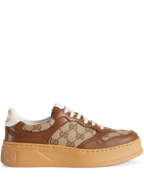 gucci gg embossed leather sneakers|gucci gg low top sneakers.